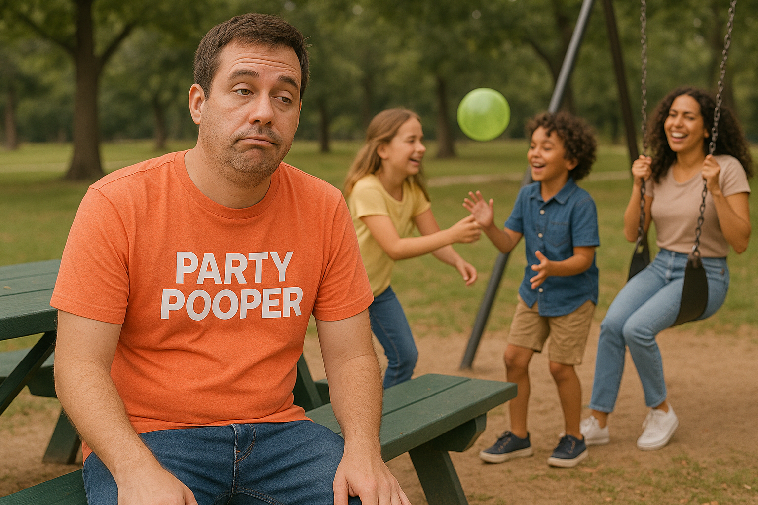 Party Pooper Adult Unisex T-shirt