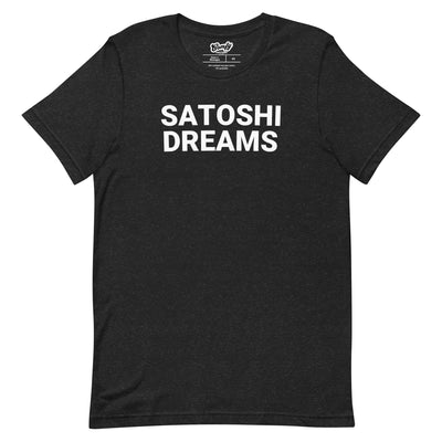 Satoshi Dreams Bitcoin Adult Unisex T-shirt