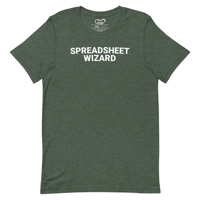 Spreadsheet Wizard Adult Unisex T-shirt