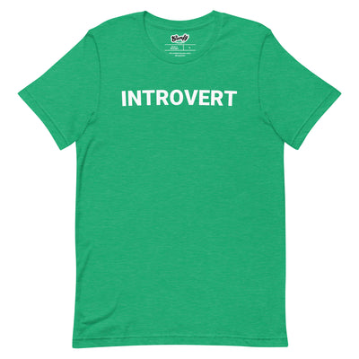 Introvert Adult Unisex T-shirt