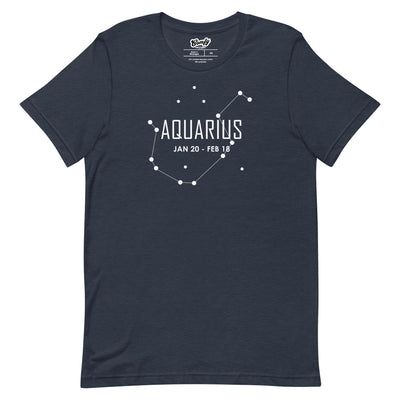 Aquarius Zodiac Adult Unisex T-shirt