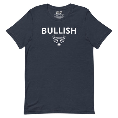 Bullish with Bull Icon Adult Unisex T-shirt