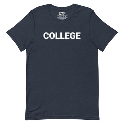 College Adult Unisex T-shirt