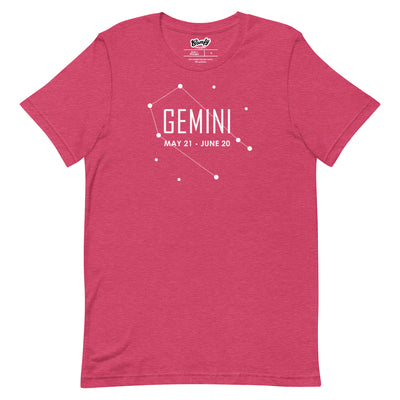 Gemini Zodiac Adult Unisex T-shirt